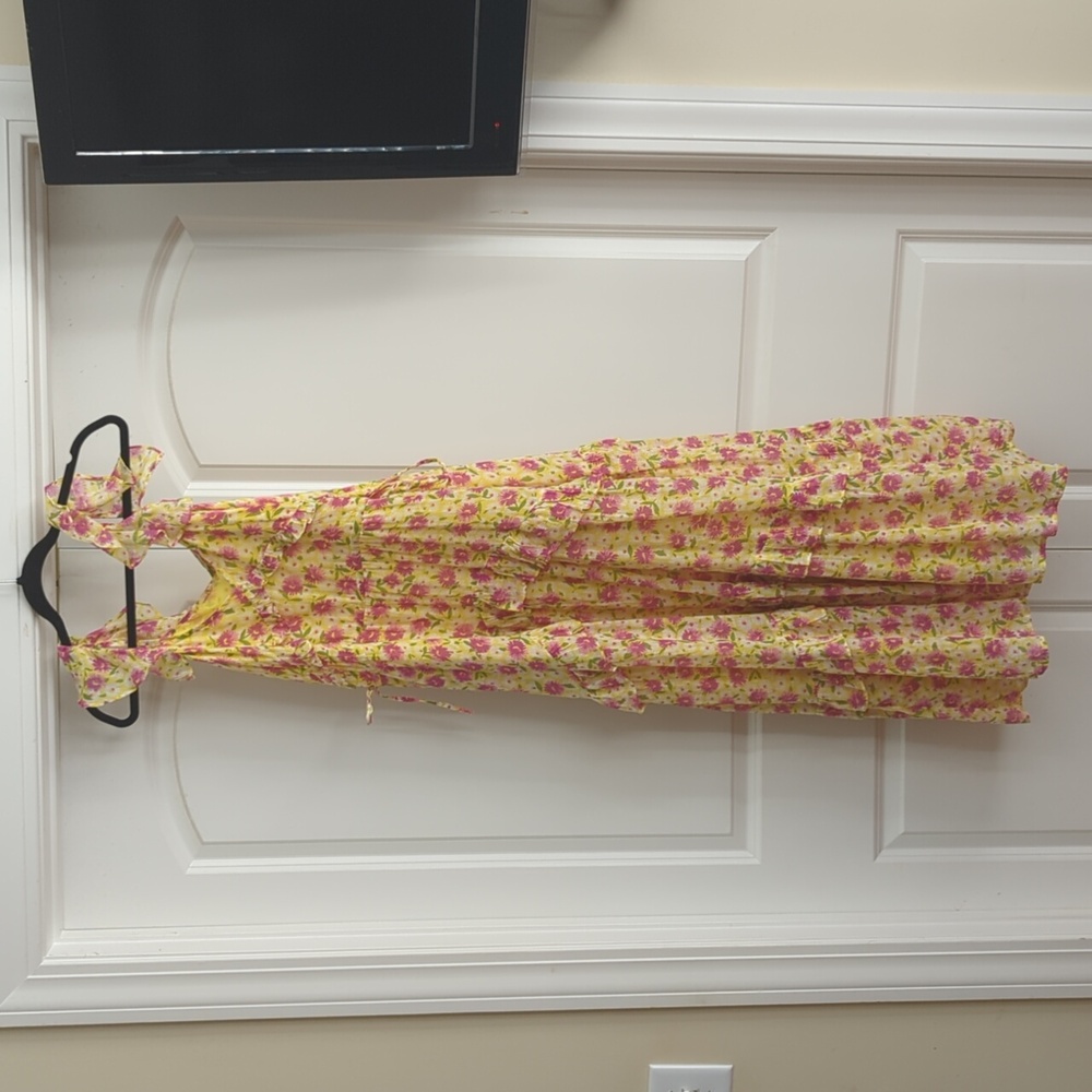 Banjanan Erin Dress in Vibrant Yellow